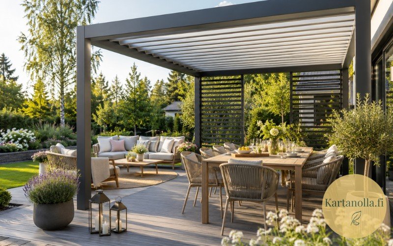 Paras-pergola-terassille
